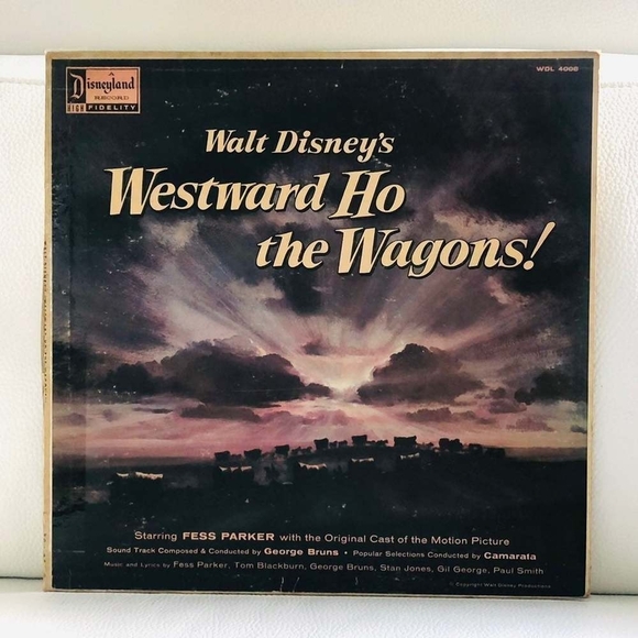 LP George Bruns - Westward Ho The Wagons Vinyl Record - Picture 1 of 2